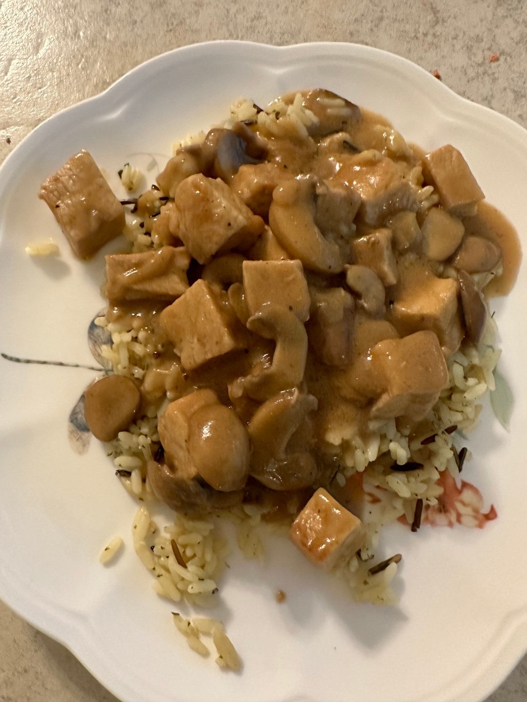 Boneless Pork Chops in Mushroom Sherry&nbsp;Sauce