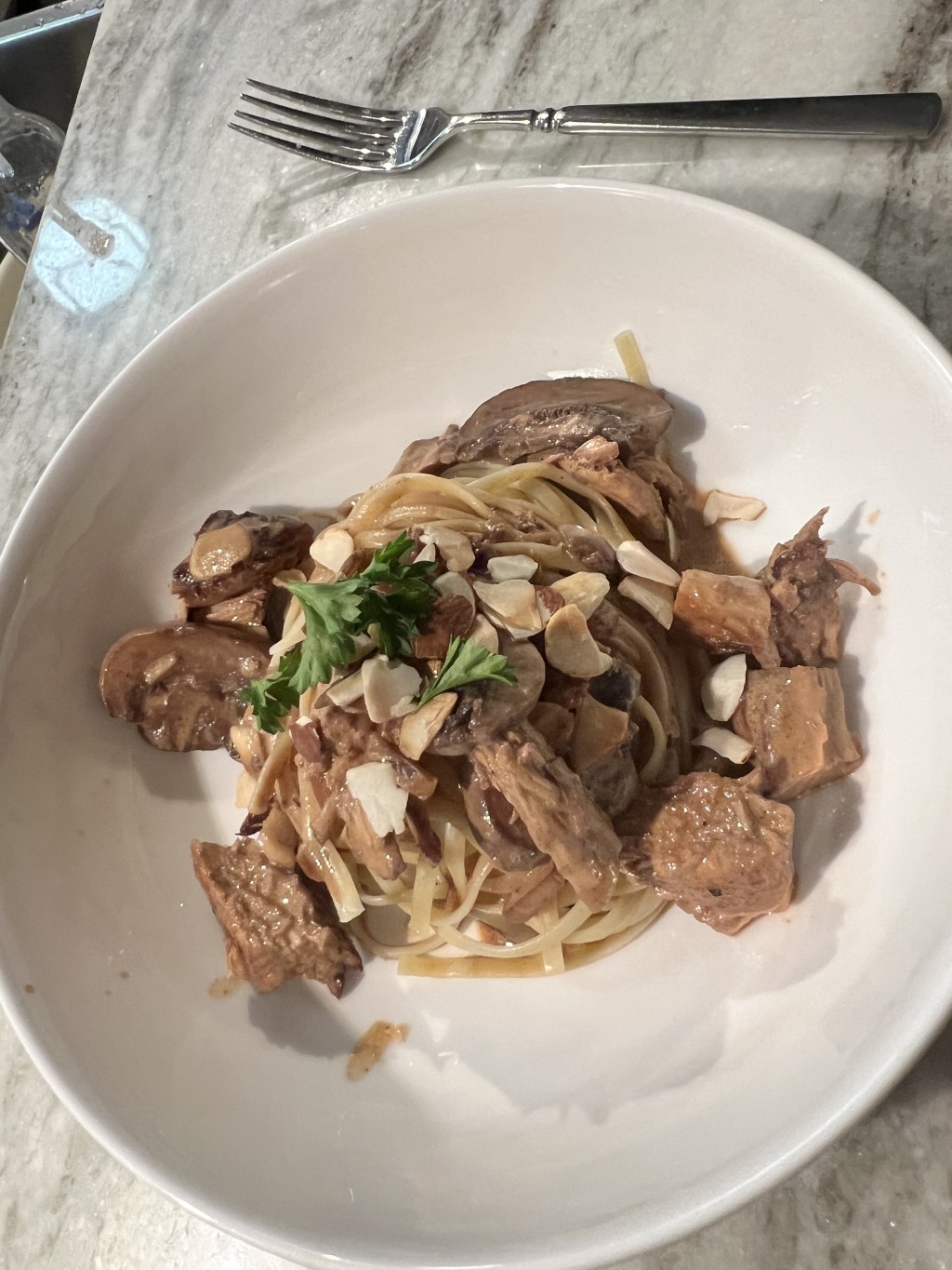 Chicken in Sherry Cream&nbsp;Sauce